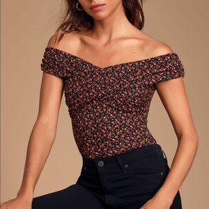 Blissful blooms back floral print bodysuit